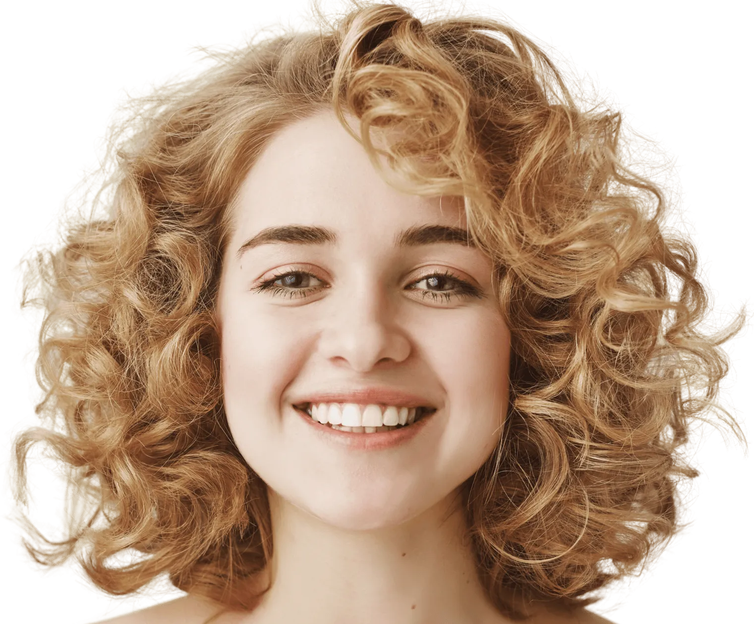 Happy patient with a beautiful smile